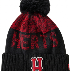 Bobble Hat Red/Black